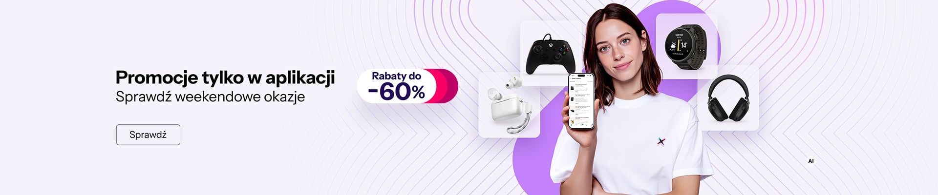 Promocje tylko w aplikacji