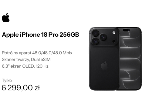 Apple iPhone 18 Pro 256GB czarny
