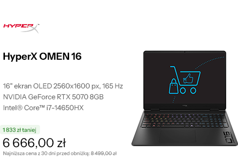 HyperX OMEN 16 Core i7-14650HX/16GB/512 RTX5070 OLED 165Hz