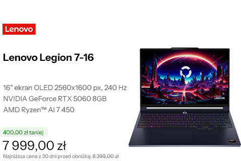 Lenovo Legion 7-16 Ryzen AI 7-450/32GB/1TB/Win11P RTX5060 OLED