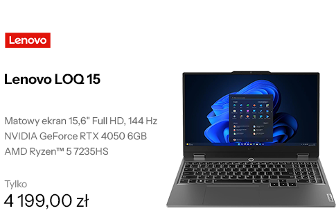 Lenovo LOQ 15 Ryzen 5-7235HS/16GB/512/Win11 RTX4050