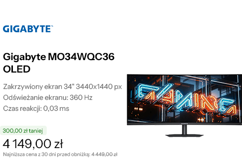 Gigabyte MO34WQC36 OLED