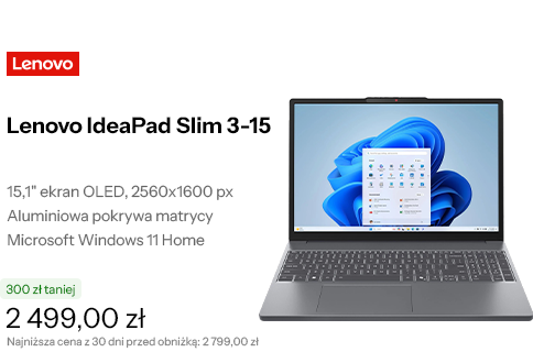 Lenovo IdeaPad Slim 3-15 Snapdragon X1-26-100/16GB/512/Win11 OLED