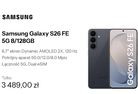 Samsung Galaxy S26 FE 5G 8/128GB Czarny