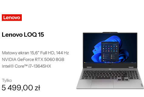 Lenovo LOQ 15 i7-13645HX/16GB/512/Win11 RTX5060 144Hz