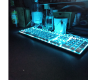 Piotr - Sharkoon PureWriter White RGB Kailh Blue Test Sharkoon PureWriter White RGB Kailh Blue
