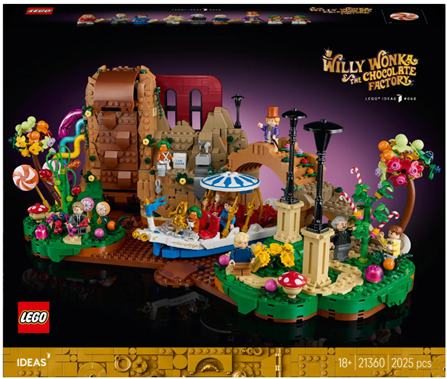 LEGO® Ideas 21360 Willy Wonka i fabryka czekolady