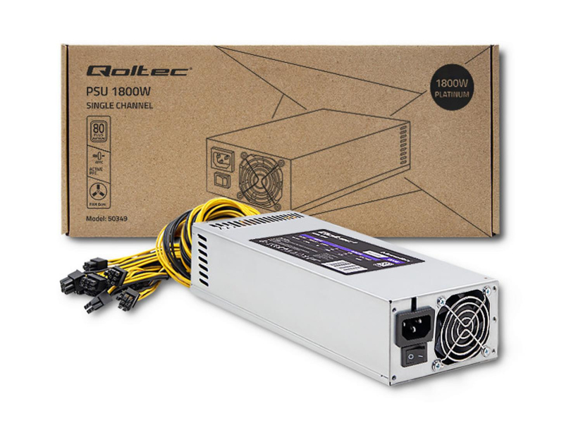 Qoltec PCI-E Smart 1800W 80 Plus Platinum