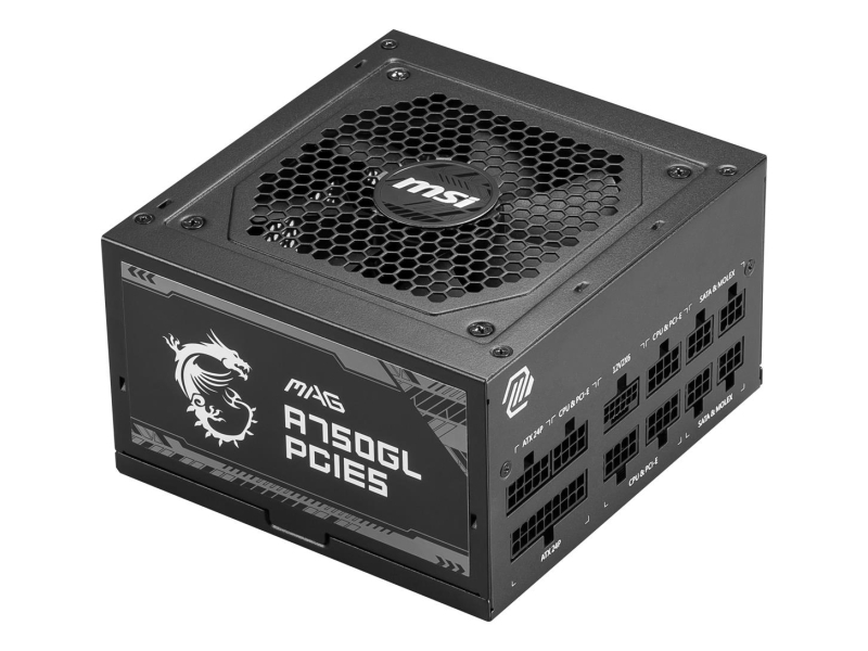 MSI A750GL 750W 80 Plus Gold ATX 3.1