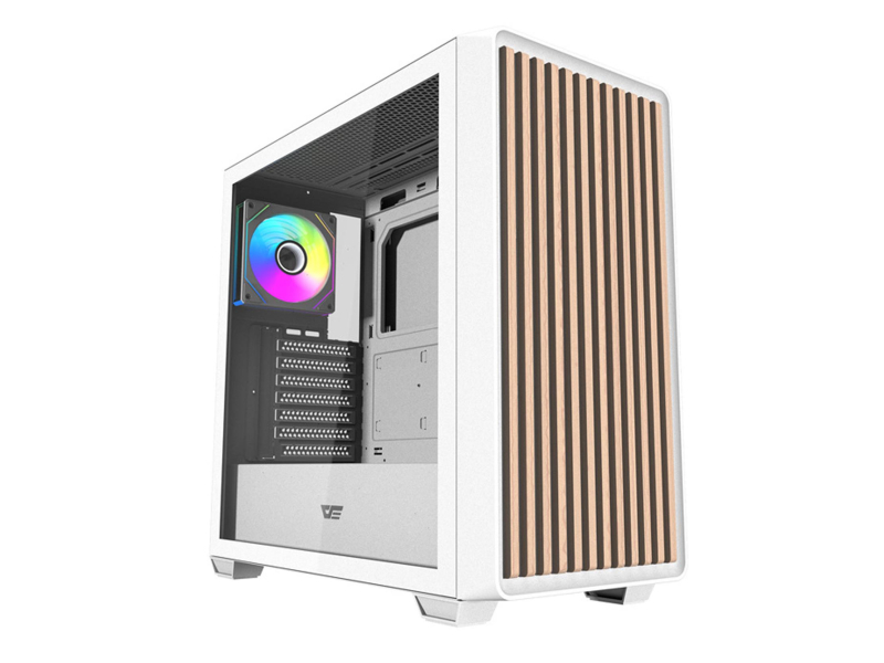 DarkFlash DS900WD ATX + 4 fans White