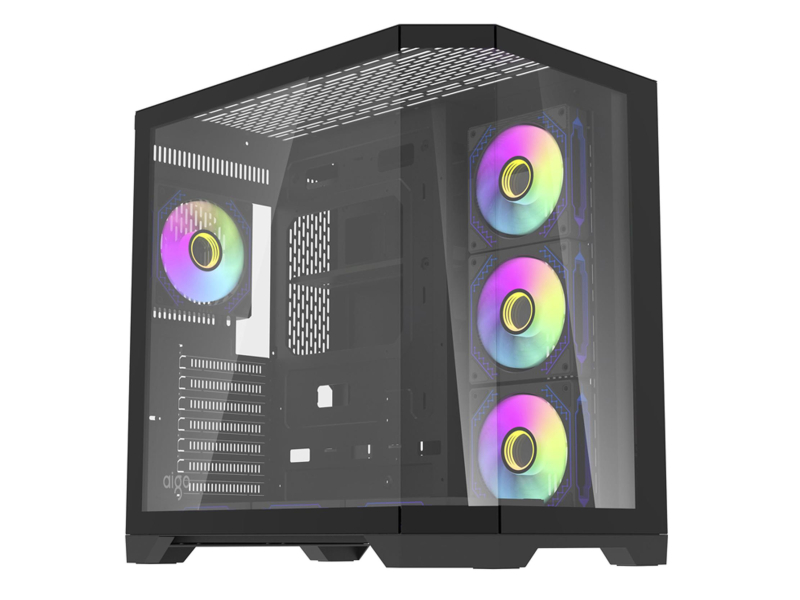 DarkFlash FT418 PRO Black + 7 fans ARGB