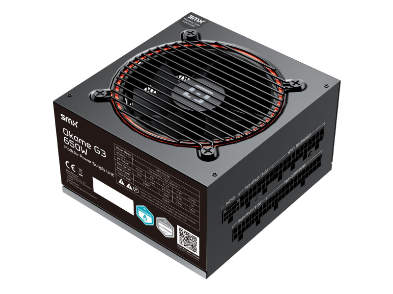 SMX Okame G3 650W ATX 3.1 80 Plus Gold