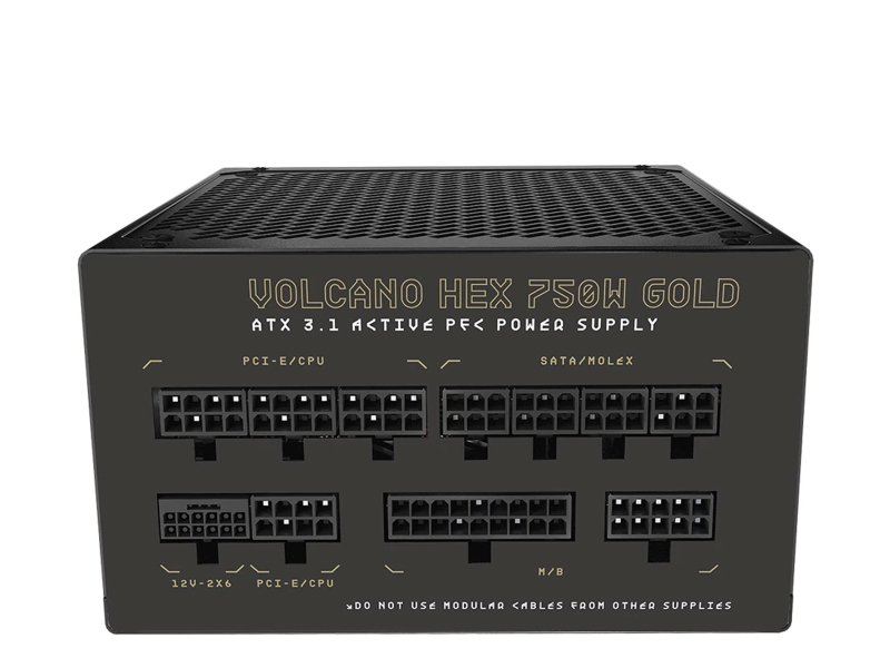 MODECOM Volcano Hex 750W 80 Plus Gold ATX 3.1