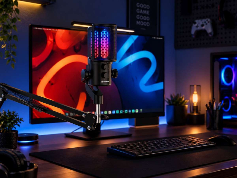 Mozos MKIT-770PRO Mikrofon pojemnościowy USB