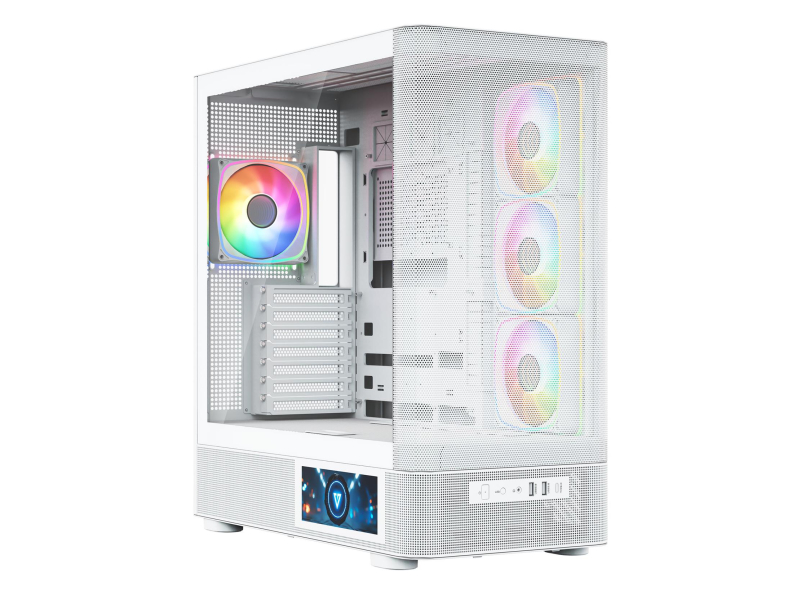 MODECOM Volcano AQ400 ARGB Midi White