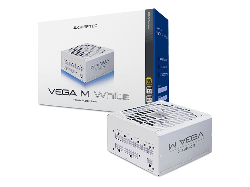 Chieftec Vega M 750W 80 Plus Gold White
