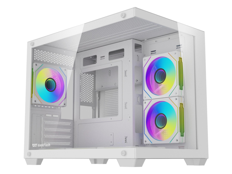DarkFlash B275 PRO White + 6 Fans