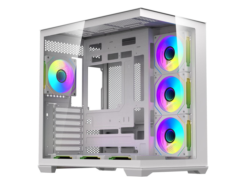 DarkFlash C280 White + 7 Fans