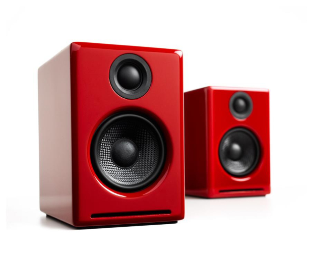 Audioengine A2+ BT Czerwone para