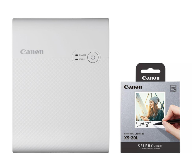 Canon Selphy Square QX10 biały + papier XS-20L
