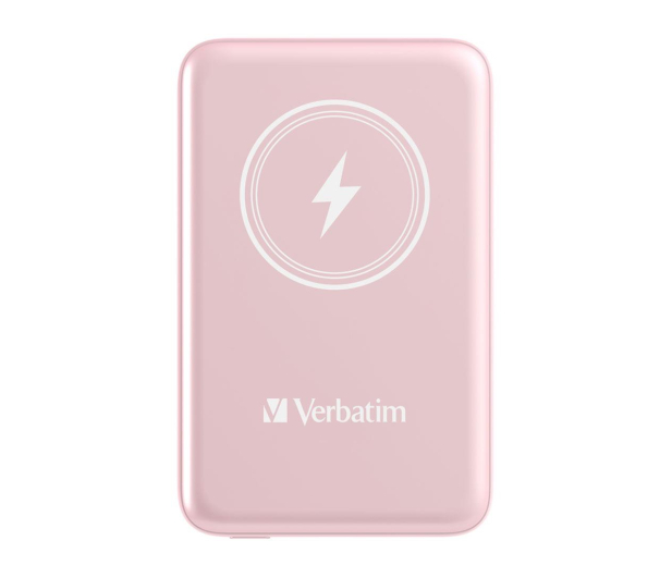 Verbatim Charge 'n' Go Magnetic Wireless Power Bank 10000mAh różowy