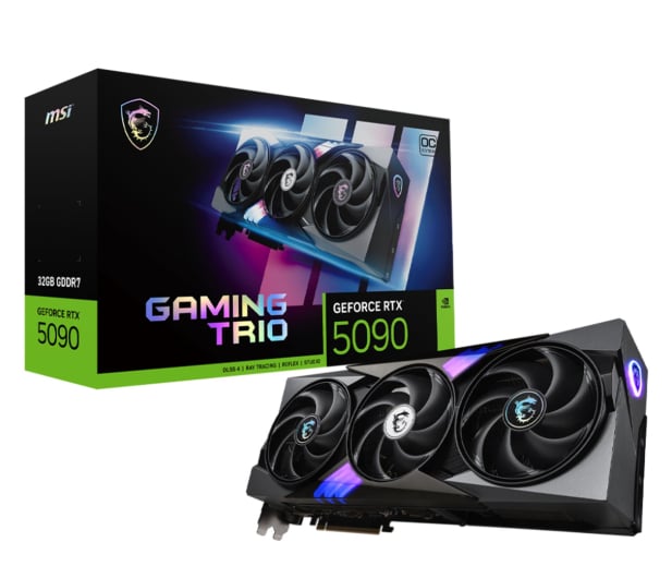 msi geforce rtx 5090 gaming trio oc