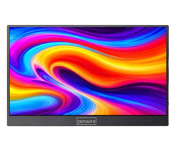 Zenwire Monitor Przenośny 15,6 cali USB-C Full HD 1920x1080 HDMI