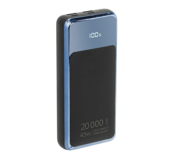 RIVACASE Powerbank VA1075 20000 mAh 45W czarny