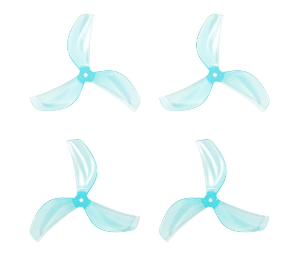 BetaFPV Gemfan 45mm (1.5mm) Clear Blue - potrójne śmigła (4 szt.)