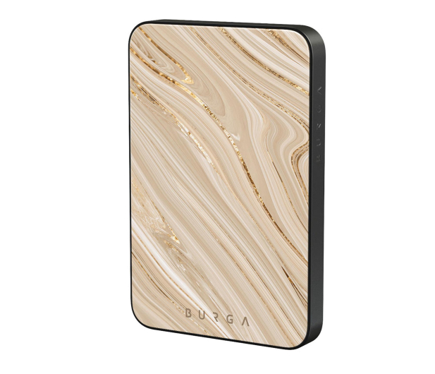 Burga Full Glam Gunmetal Magnetic Power Bank 5000