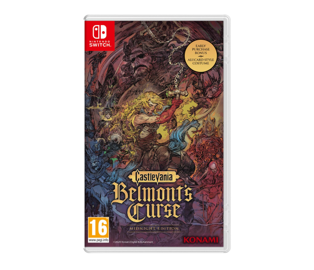 Switch Castlevania: Belmont's Curse Midnight Edition