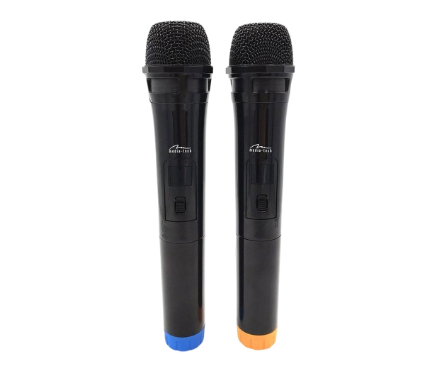 Media-Tech Mikrofony do karaoke Accent Pro MT395 2 sztuki w zestawie