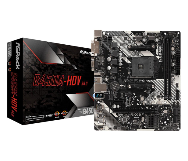 ASRock B450M-HDV R4.0 - 528007 - zdjęcie 2
