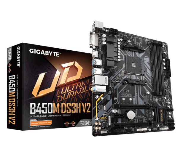 Gigabyte B450M DS3H V2 - 605740 - zdjęcie 2