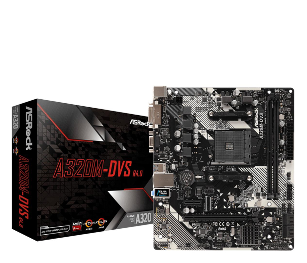 ASRock A320M-DVS R4.0 - 567731 - zdjęcie 2