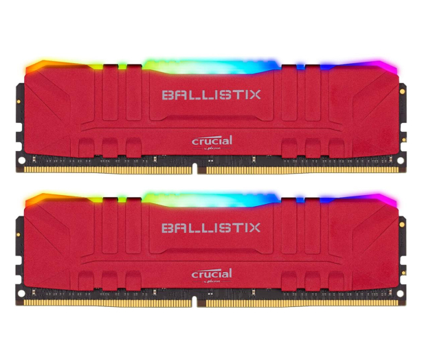 Crucial 16GB (2x8GB) 3200MHz CL16 Ballistix Red RGB - 632316 - zdjęcie 2