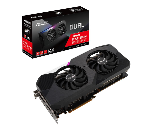 ASUS Radeon RX 6700 XT DUAL 12GB GDDR6 - 643938 - zdjęcie 2