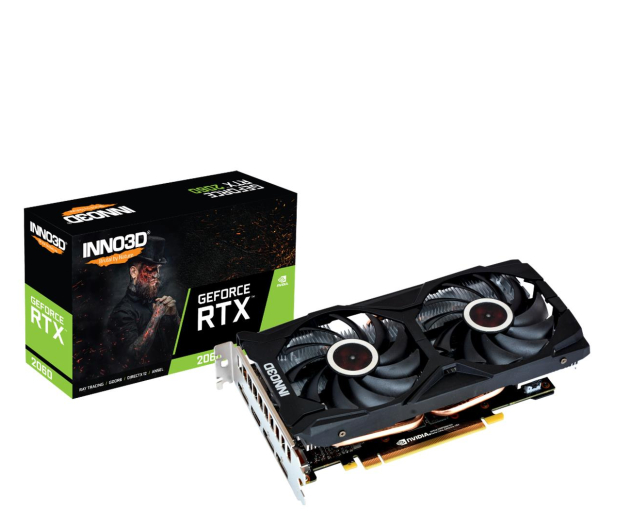 INNO3D GeForce RTX 2060 Twin X2 6GB GDDR6 - 660886 - zdjęcie 2