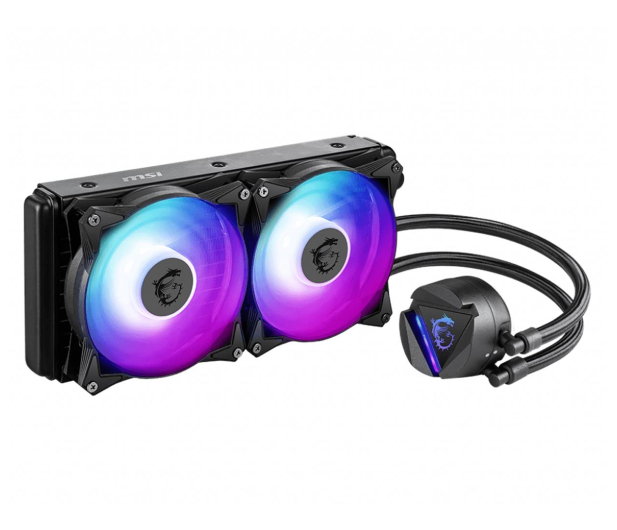 MSI MAG Core Liquid 280R 2x140mm - 662670 - zdjęcie 2