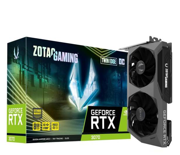 Zotac GeForce RTX 3070 Gaming Twin Edge OC LHR 8GB GDDR6 - 661597 - zdjęcie 2