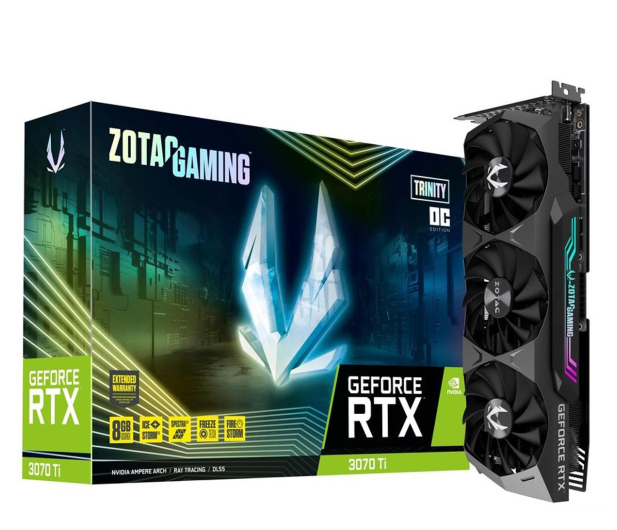 Zotac GeForce RTX 3070 Ti Gaming Trinity OC 8GB GDDR6X - 661590 - zdjęcie 2