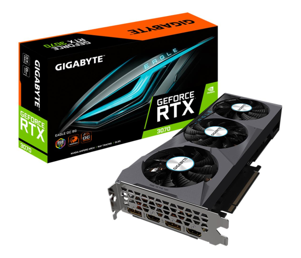 Gigabyte GeForce RTX 3070 EAGLE OC LHR 8GB GDDR6 - 670621 - zdjęcie 2