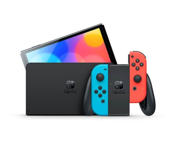 Nintendo Switch OLED - Czerwony / Niebieski - 667576 - zdjęcie 2