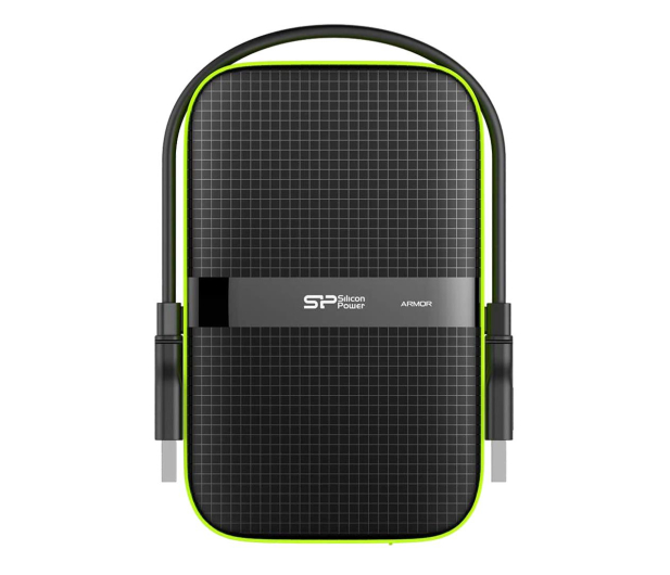 Silicon Power Armor A60 1TB 3.2 Gen. 1 Czarno-Zielony - 252675 - zdjęcie 2