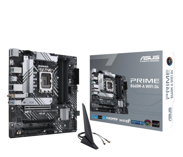 ASUS PRIME B660M-A WIFI DDR4 - 709353 - zdjęcie 2