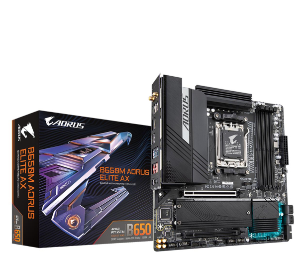 Gigabyte B650M AORUS ELITE AX - 1079940 - zdjęcie 2
