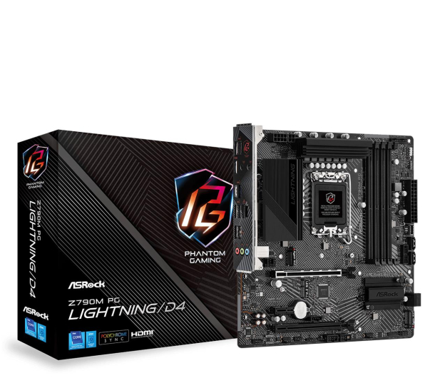 ASRock Z790M PG Lightning DDR4 - 1084687 - zdjęcie 2