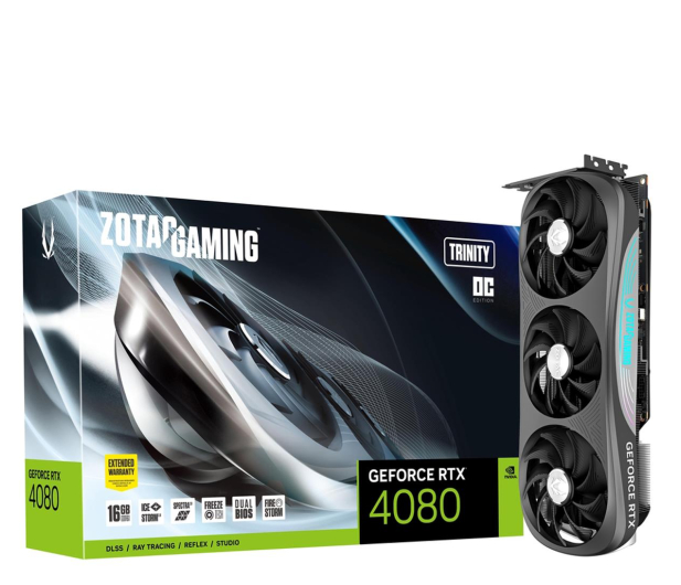 Zotac GeForce RTX 4080 Gaming Trinity OC 16GB GDDR6X - 1085928 - zdjęcie 2