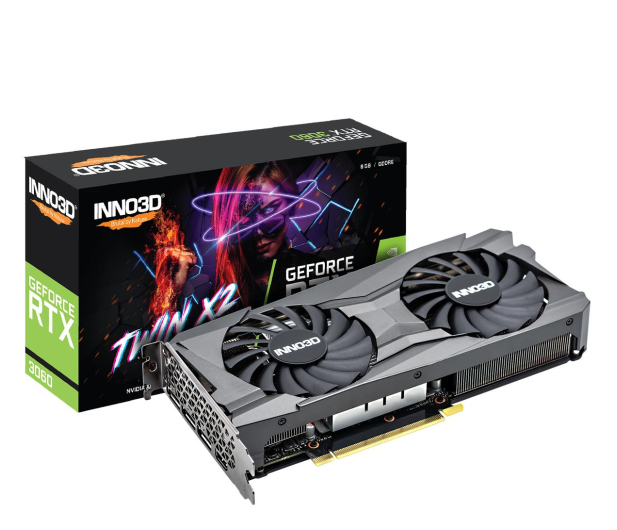 INNO3D GeForce RTX 3060 Twin X2 OC 8GB GDDR6 - 1086681 - zdjęcie 2
