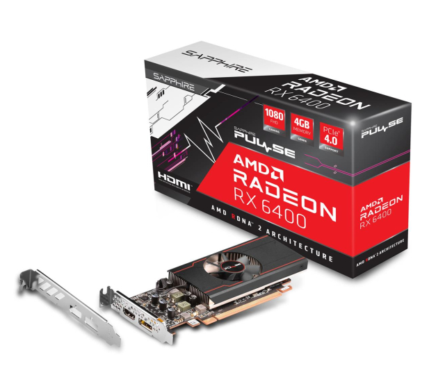 Sapphire Radeon RX 6400 PULSE GAMING 4GB GDDR6 - 742557 - zdjęcie 2